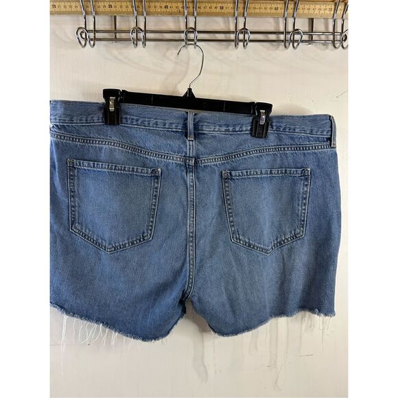 Old navy cut off jean denim shorts women’s 16 concert festival style - Picture 3 of 7